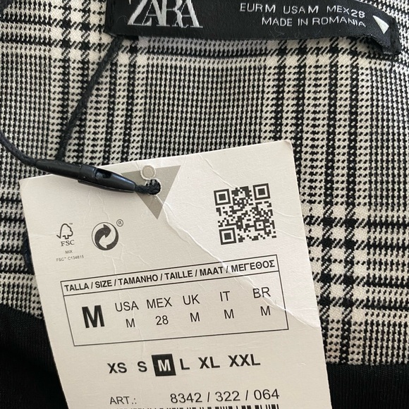 ZARA plaid blazer dress- BNWT - Picture 3 of 8